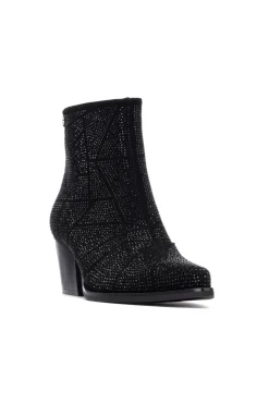 XTI Botín cowboy tachas Negro Outlet