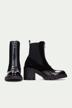 Hispanitas Botín cremallera central piso track ZURICH Negro New