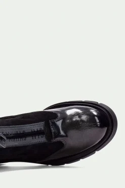 Hispanitas Botín cremallera central piso track ZURICH Negro New