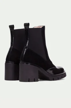 Hispanitas Botín cremallera central piso track ZURICH Negro New