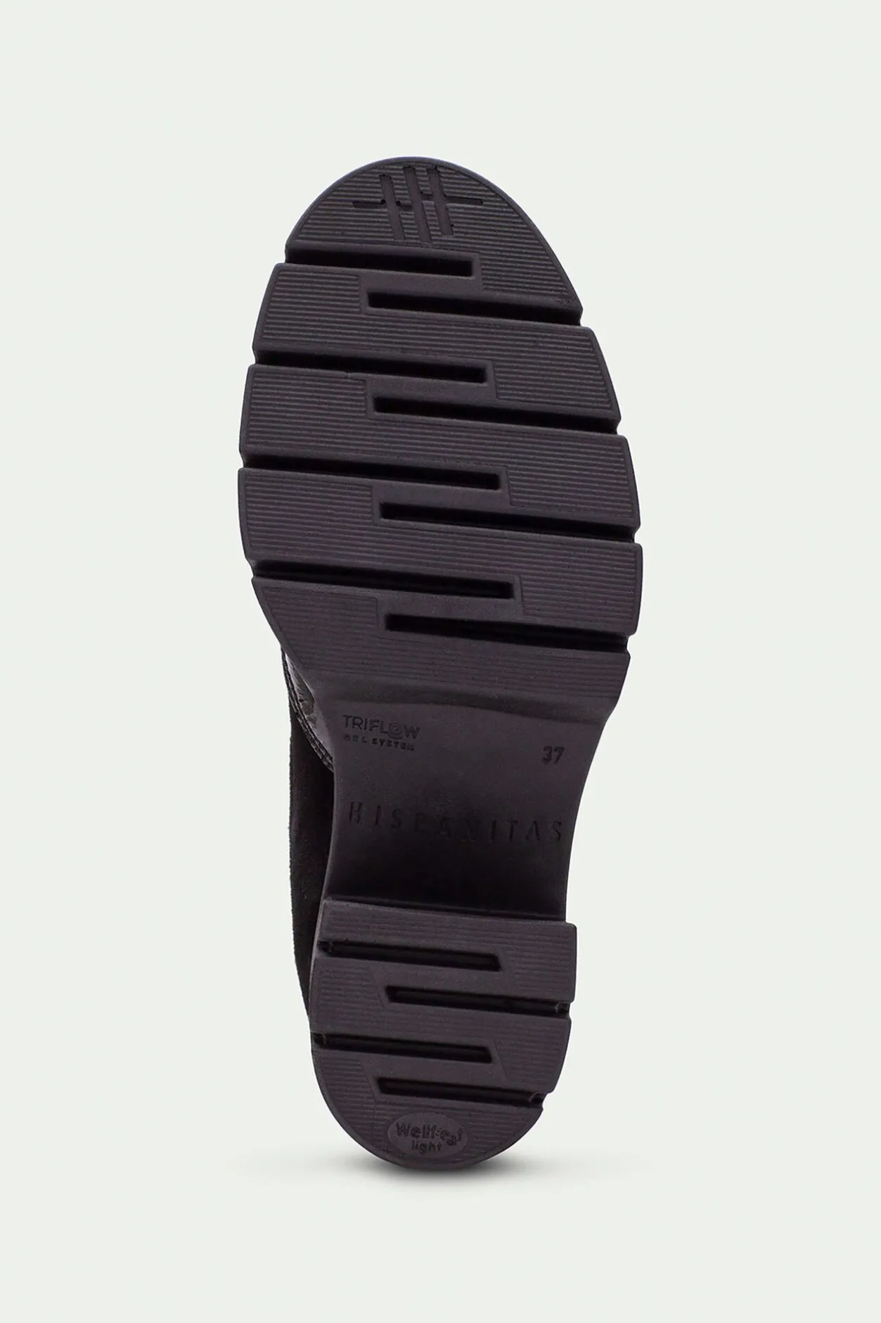 Hispanitas Botín cremallera central piso track ZURICH Negro New