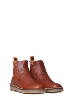 Toni Pons Botín de piel marr&oacute;n Hot