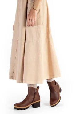 Panama Jack Botín mujer tacón Marr&oacute;n Outlet