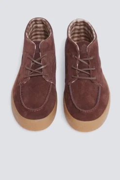 Springfield Botín naútico piel marr&oacute;n