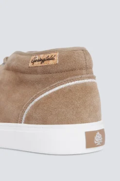 Springfield Botín piel casual serraje marr&oacute;n Outlet