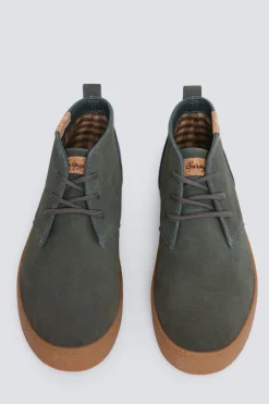 Springfield Botín piel serraje soft gris Discount