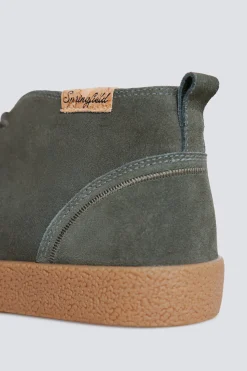 Springfield Botín piel serraje soft gris Discount