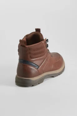 Comfeet Botín plano Hexaflex ikimba Marr&oacute;n Hot