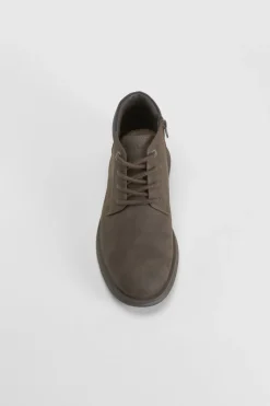 Comfeet Botín plano Hexaflex teselar Marr&oacute;n oscuro Clearance