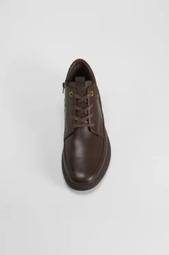 Comfeet Botín plano Shock Absorber Marr&oacute;n oscuro Outlet