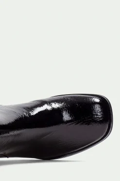 Hispanitas Botín punta cuadrada y cerco MARSELLA Negro Hot