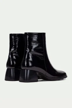 Hispanitas Botín punta cuadrada y cerco MARSELLA Negro Hot