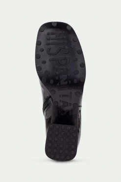 Hispanitas Botín punta cuadrada y cerco MARSELLA Negro Hot