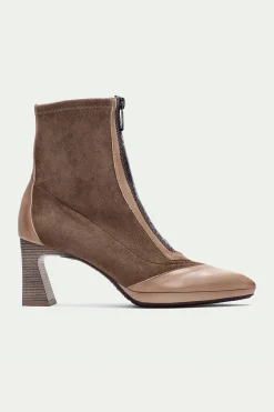 Hispanitas Botín punta fina con cremallera ATLANTA Beige Online
