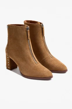 Popa Botín señora Atenea Serraje Camel Discount