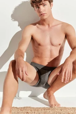 Gisela Boxer de hombre gris Sale