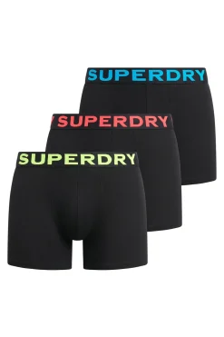 Superdry Boxer pack de 3 negro New