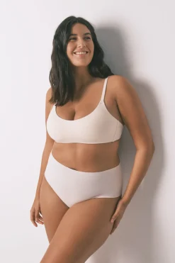 Women'secret Braga alta algodón rosa Best