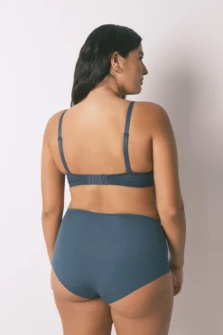 Women'secret Braga alta clásica microfibra verde Best