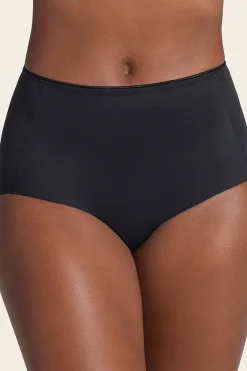 Leonisa Braga clásica efecto invisible de compresión fuerte en abdomen negro Hot