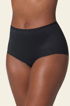 Leonisa Braga clásica efecto invisible de compresión fuerte en abdomen negro Hot