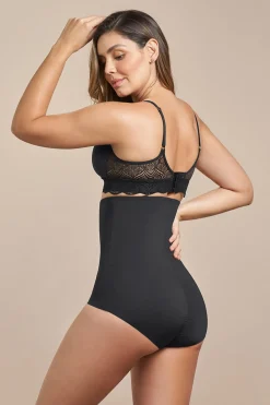 Leonisa Braga faja de tiro alto con control moderado en abdomen y espalda negro Discount