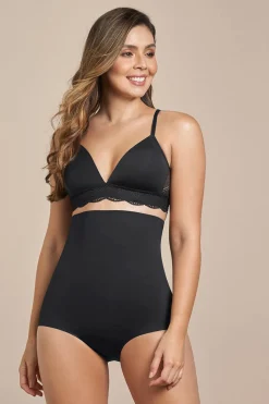 Leonisa Braga faja de tiro alto con control moderado en abdomen y espalda negro Discount