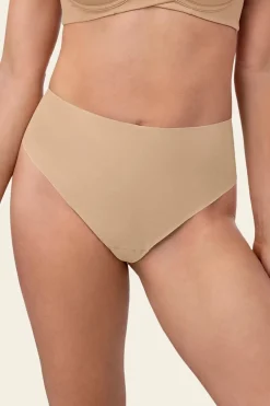 Leonisa Brasileña tiro alto invisible beige Outlet