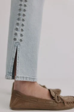 Hoss Intropia Brigitte. Vaqueros bordados Gris Hot