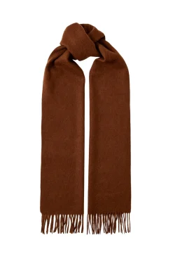 Selected Bufanda 100% lana RWS. Marr&oacute;n oscuro Hot