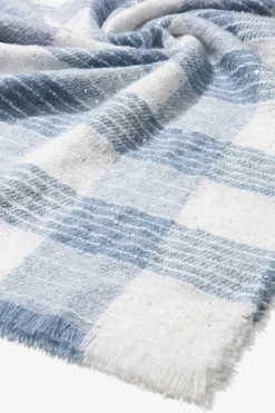 Vilanova Bufanda a cuadros azul Discount