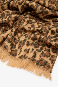 Cortefiel Bufanda animal print Estampado marr&oacute;n Online