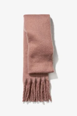 Vilanova Bufanda Cepillada con Flecos Rosa Clearance