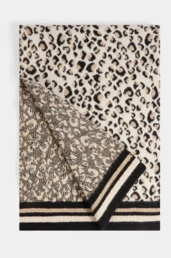 Morgan Bufanda con estampado de leopardo Multicolor Sale