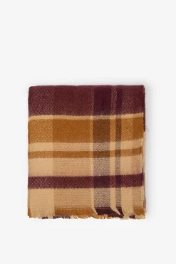 Cortefiel Bufanda cuadros Multicolor Hot