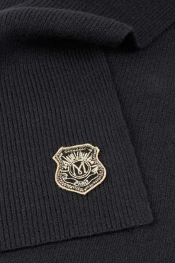 Morgan Bufanda de punto Negro Online