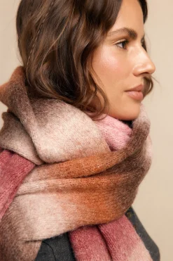 Slowlove Bufanda gruesa rayas Naranja Outlet