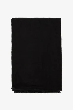 Cortefiel Bufanda punto lisa básica Negro