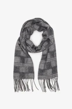 Cortefiel Bufanda tela Gris oscuro Best