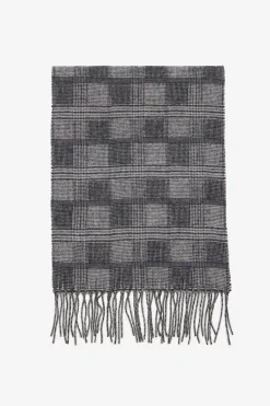 Cortefiel Bufanda tela Gris oscuro Best