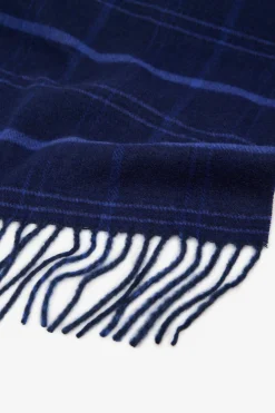 Cortefiel Bufanda tela Azul marino Hot