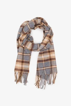 Cortefiel Bufanda tela Gris oscuro Sale