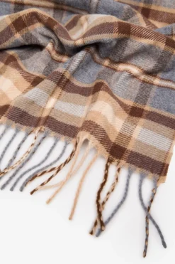 Cortefiel Bufanda tela Gris oscuro Sale