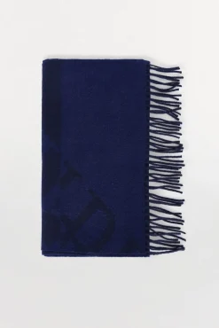 Pedro del Hierro Bufanda tela Azul Clearance