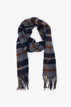 Cortefiel Bufanda tela Azul marino Best