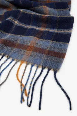 Cortefiel Bufanda tela Azul marino Best