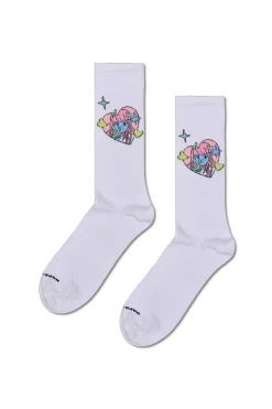 Happy Socks Calcetines de deporte Peace blanco Best