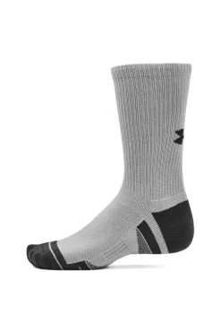 Under Armour Calcetines largos de hombre paquete de 3 gris Discount