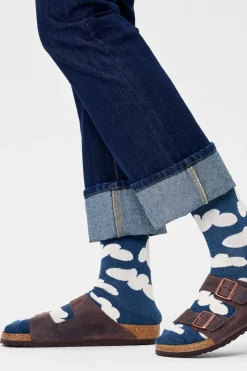 Happy Socks Calcetines unisex Cloudy azul