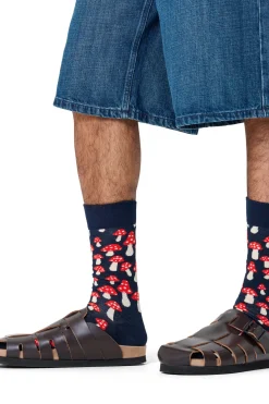 Happy Socks Calcetines unisex Mushroom azul Outlet